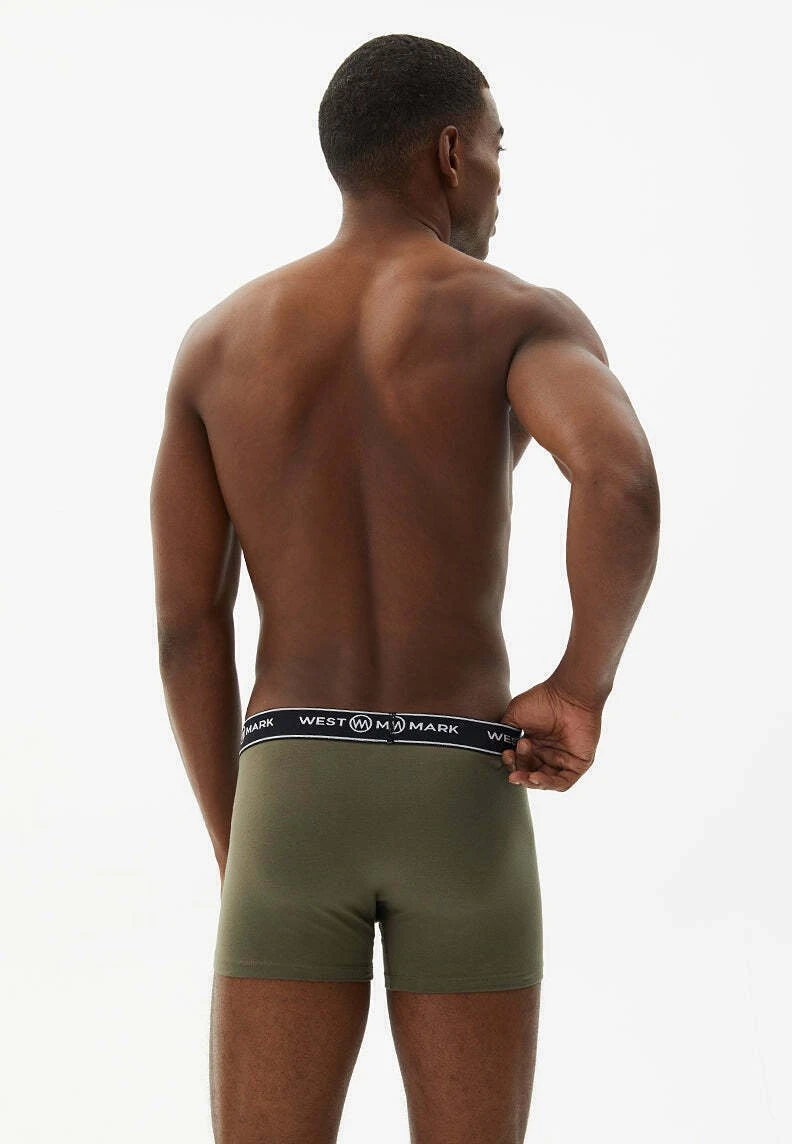 3 Pack - Onderbroeken - White/Khaki/Bordeaux 2 3 Pack - Onderbroeken - White/Khaki/Bordeaux - Afbeelding 2