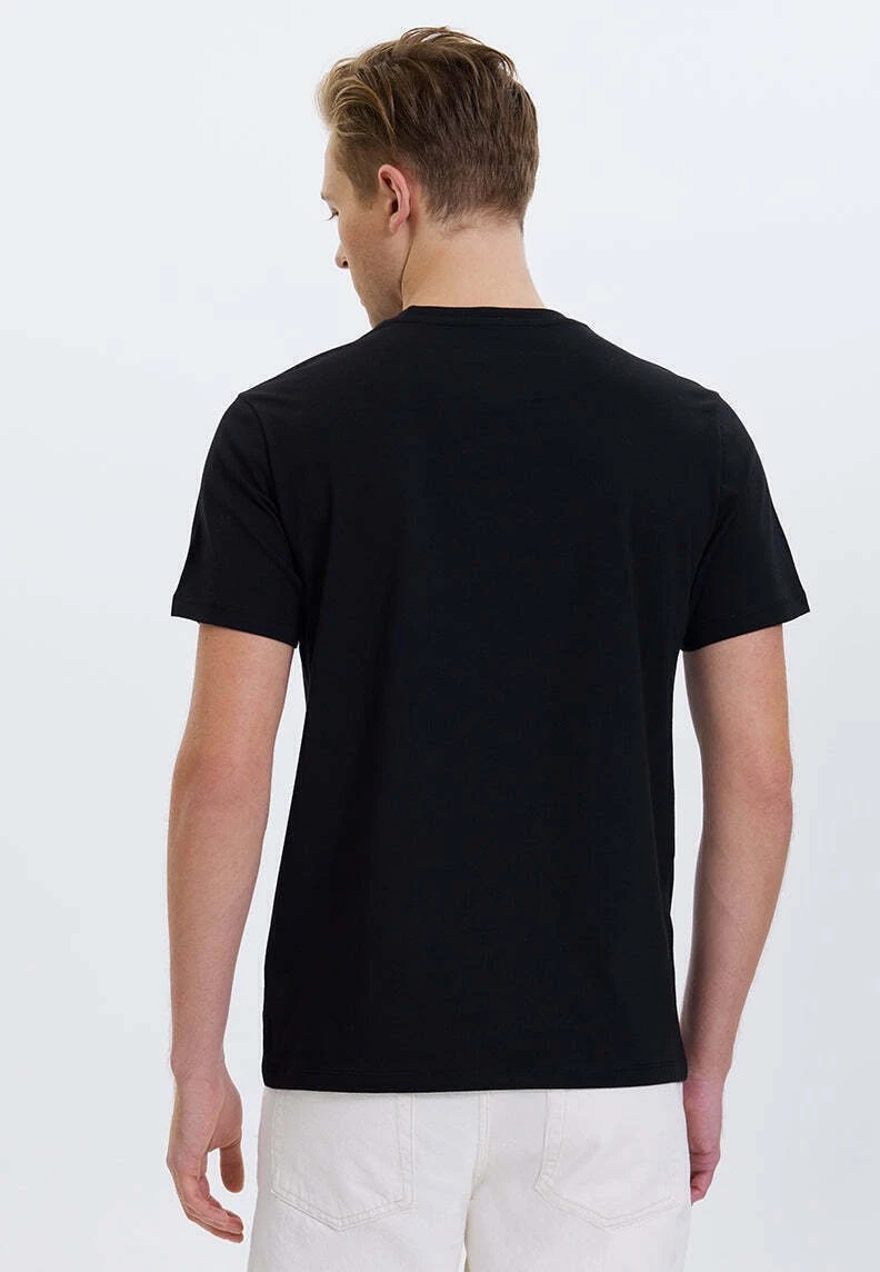 Path- T-Shirt Print - Black 3 Path- T-Shirt Print - Black - Afbeelding 3
