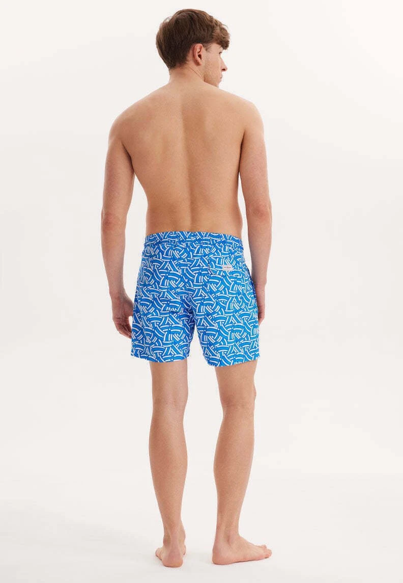Wmgeometric - Zwemshorts - Blue Aop 3 Wmgeometric - Zwemshorts - Blue Aop - Afbeelding 3