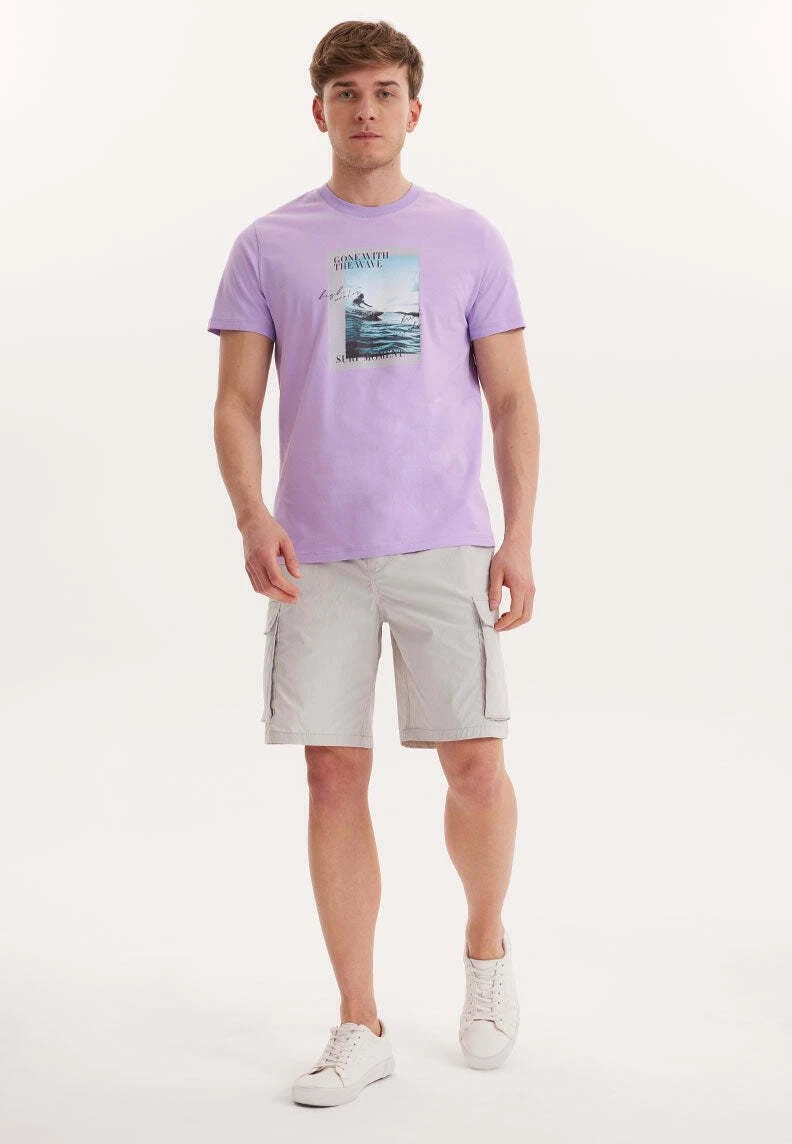 Print Wmcollage Wave - T-Shirt Print - Lilac Breeze 2 Print Wmcollage Wave - T-Shirt Print - Lilac Breeze - Afbeelding 2
