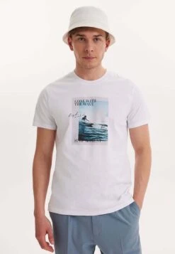 Print Wmcollage Wave - T-Shirt Print - White