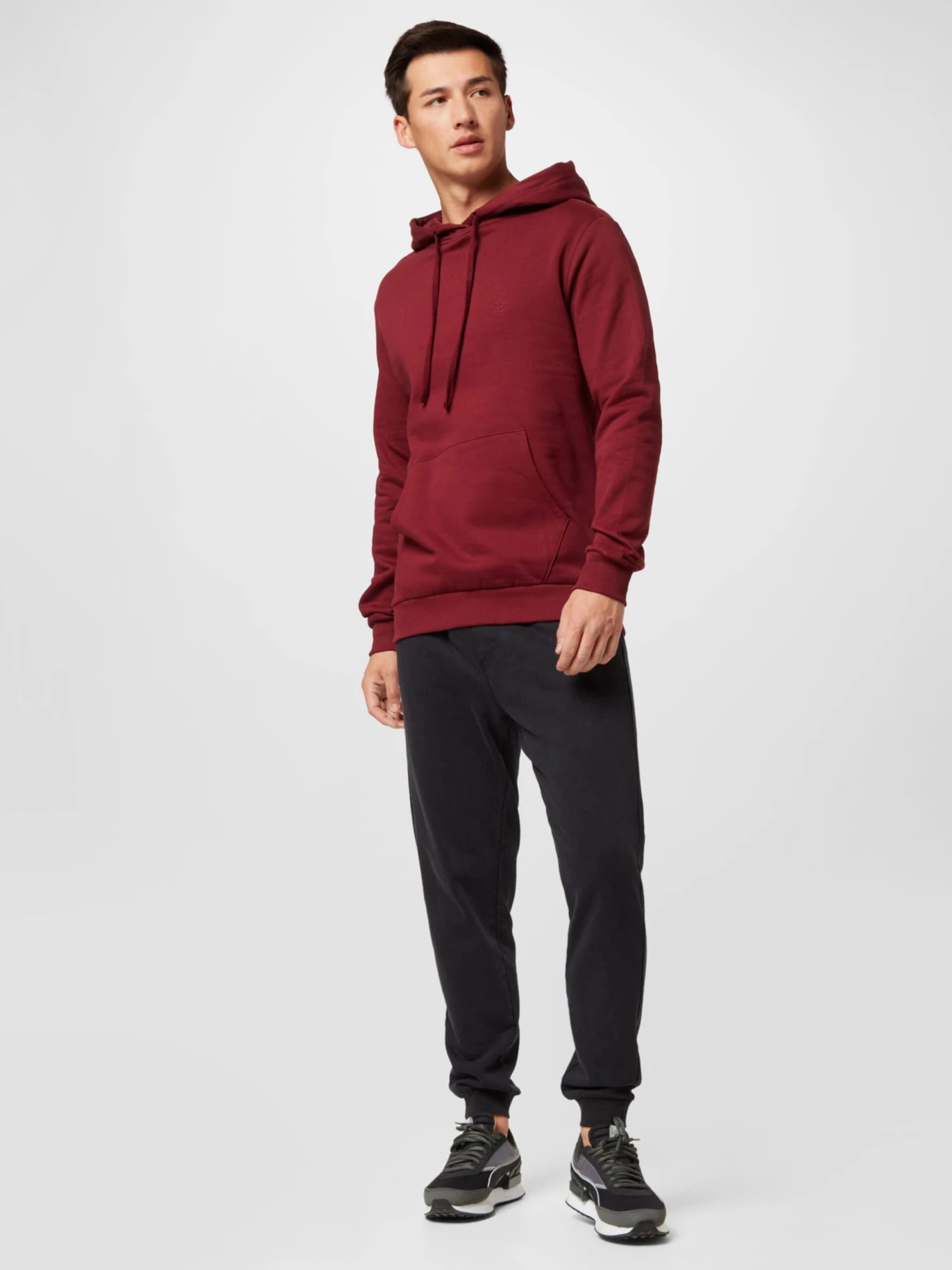 Hoodies Sweatshirt Heren Bordeaux 5 Hoodies Sweatshirt Heren Bordeaux - Afbeelding 5