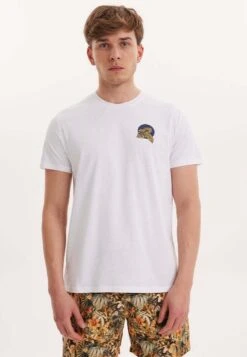 Print Chest - T-Shirt Print - White