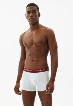 X Mas 3 Pack Trunk Box - Onderbroeken - Bordeaux Aop/Navy/White -Westmark London 32b2304ffe7b403180866ffb6ff927b7