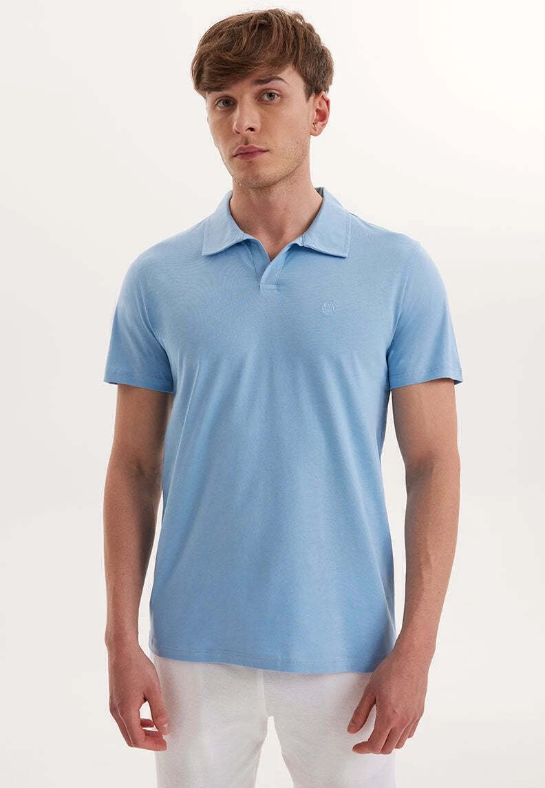 Vital- Poloshirt - Blissful Blue 1 Vital- Poloshirt - Blissful Blue