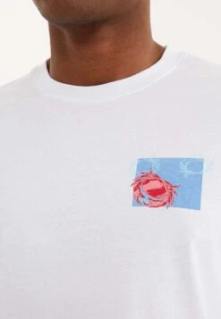 T-Shirt Print - White Blue -Westmark London 3a76b93a4a0c432fa2d0d491e45ef48d