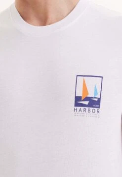 Print Wmsail Harbor - T-Shirt Print - White -Westmark London 3af00dc262ca45d692d166d699ffe7cb