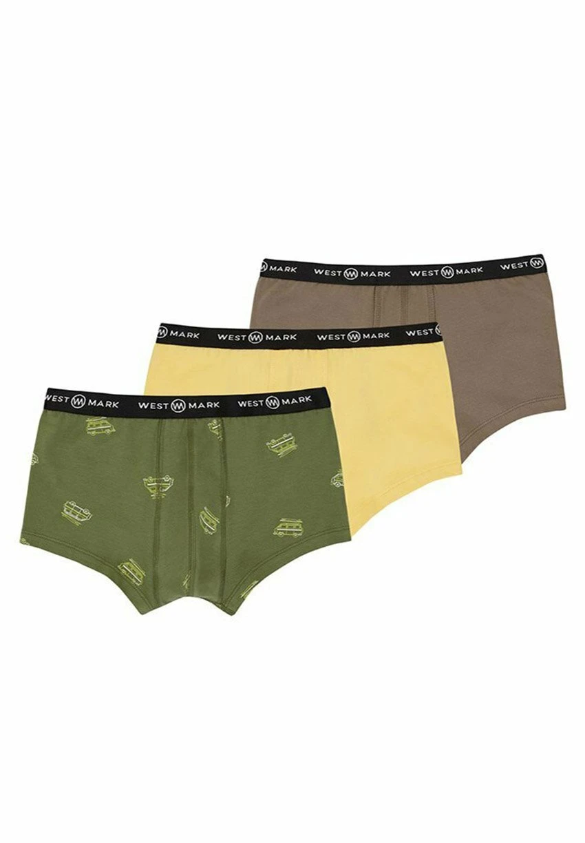 3-Pack - Slip - Yellow, Brown, Khaki 1 3-Pack - Slip - Yellow, Brown, Khaki