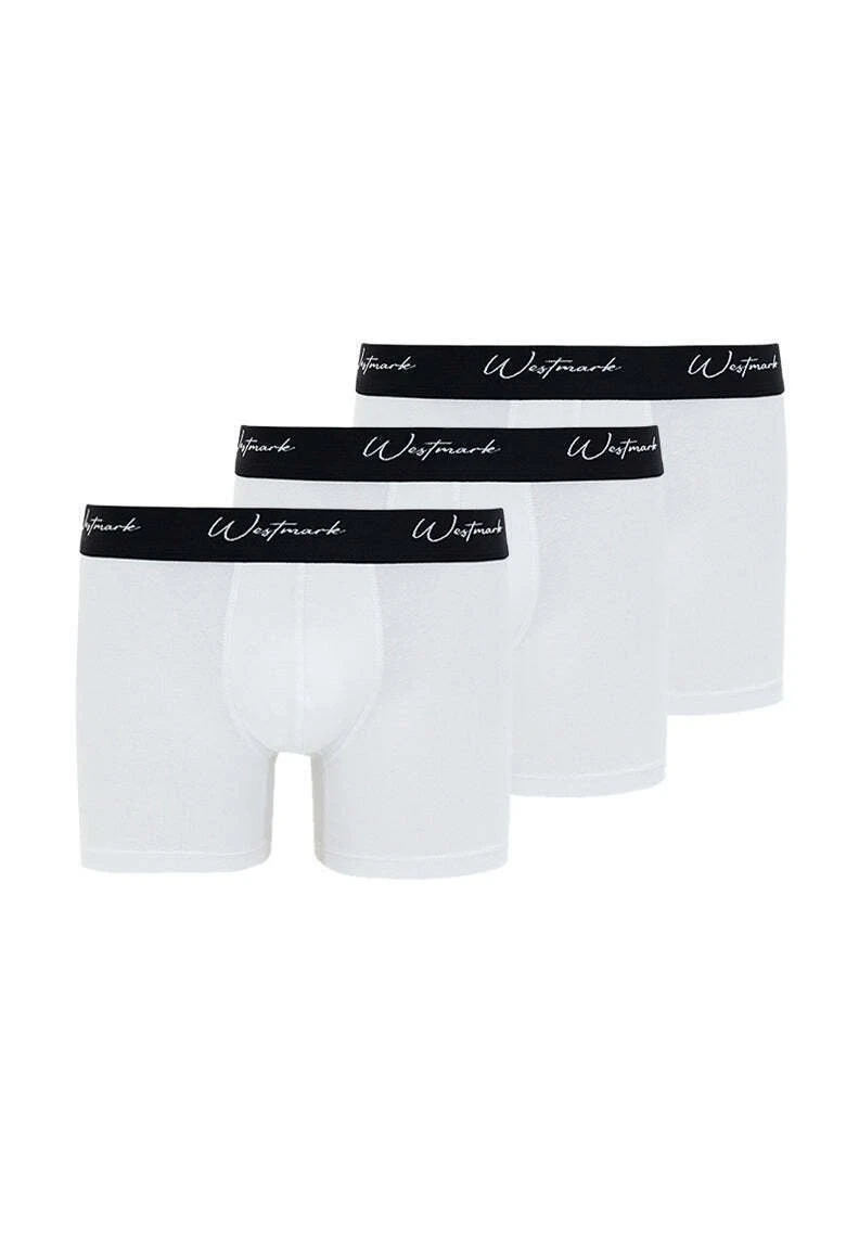 Lucas Trunk 3-Pack - Onderbroeken - White 4 Lucas Trunk 3-Pack - Onderbroeken - White - Afbeelding 4