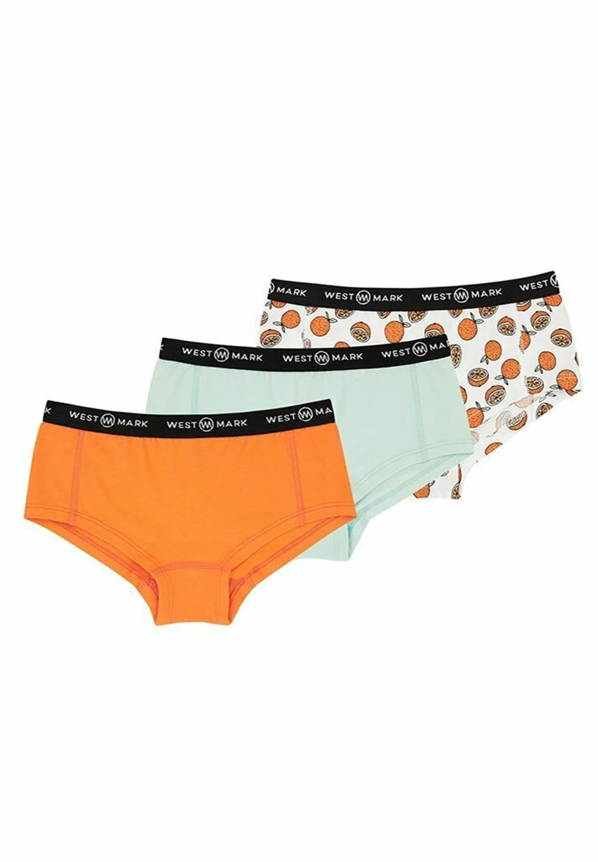 Hipster 3-Pack - Slip - Orange, Mint, White 1 Hipster 3-Pack - Slip - Orange, Mint, White