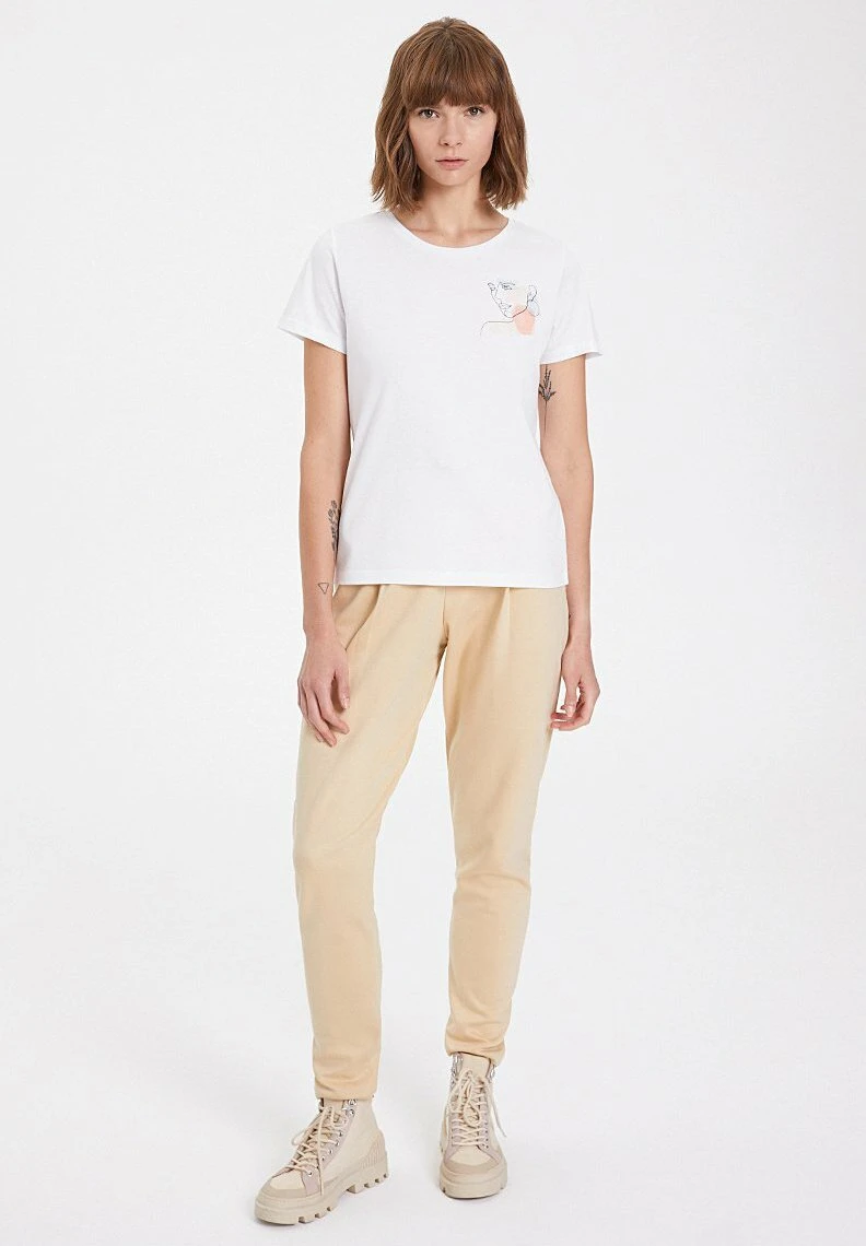 Watercolour - T-Shirt Print - White 2 Watercolour - T-Shirt Print - White - Afbeelding 2