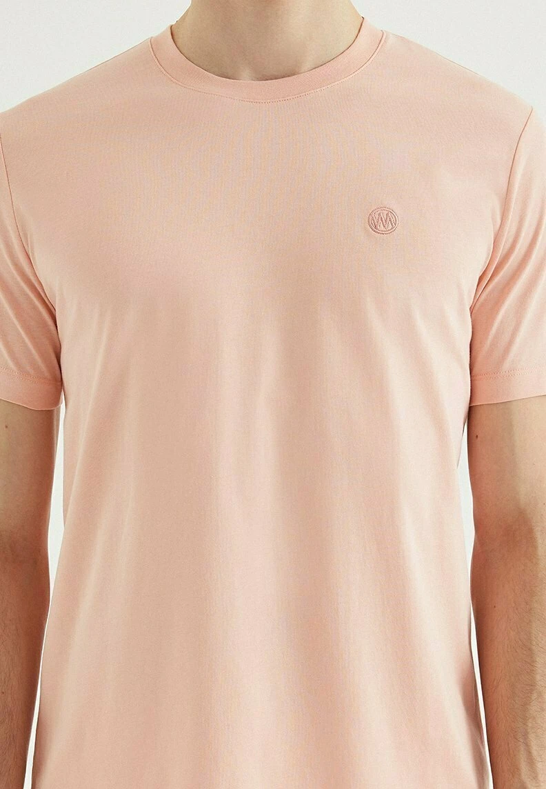 Vital O-Neck - T-Shirt Basic - Coral Cloud 4 Vital O-Neck - T-Shirt Basic - Coral Cloud - Afbeelding 4