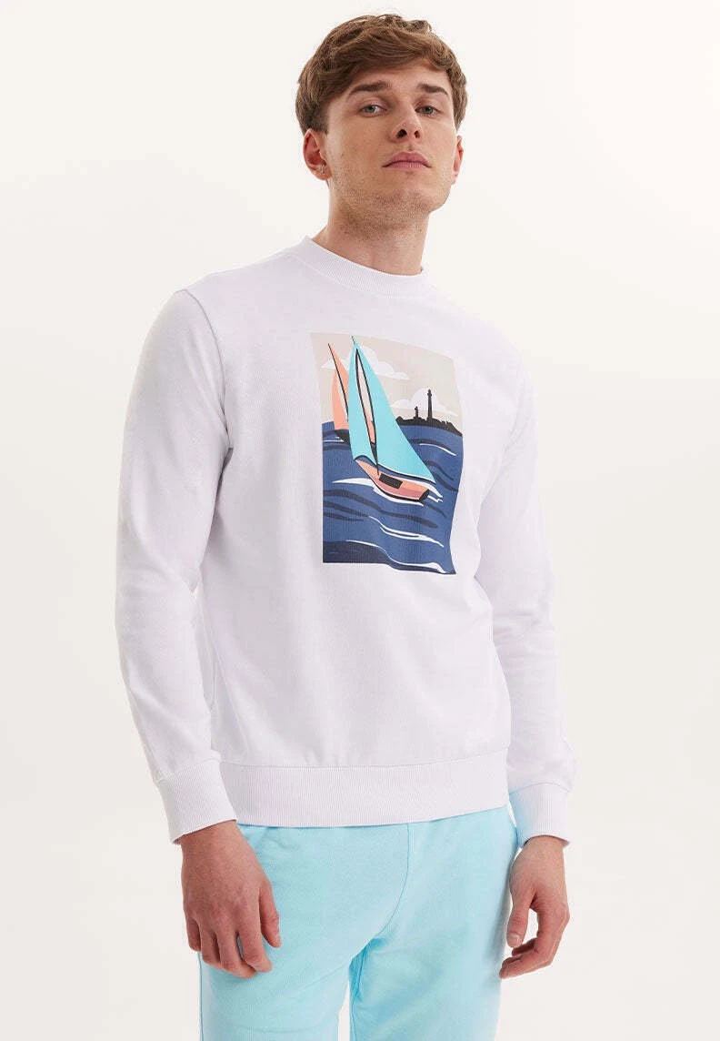 Wmview Sail - Sweater - White 1 Wmview Sail - Sweater - White