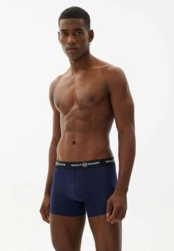 X Mas 3 Pack Trunk Box - Onderbroeken - Bordeaux Aop/Navy/White -Westmark London 512b93922f5d468e8162fcb0b8d51f99