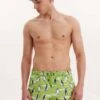 Wmpattern- Zwemshorts - Green White Aop