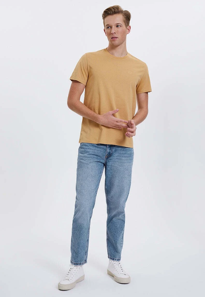 Vital O-Neck - T-Shirt Basic - Iced Coffee 2 Vital O-Neck - T-Shirt Basic - Iced Coffee - Afbeelding 2