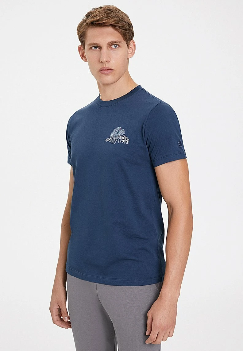 Northern Light - T-Shirt Print - Dress Blues 1 Northern Light - T-Shirt Print - Dress Blues