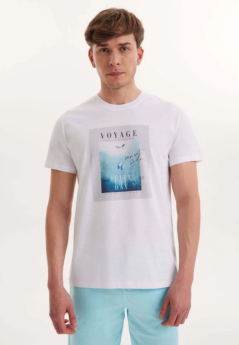 Print Wmcollage Voyage - T-Shirt Print - White 1 Print Wmcollage Voyage - T-Shirt Print - White