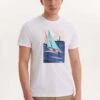 Wmview Sail Tee - T-Shirt Print - White