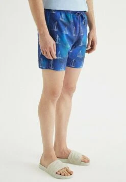 Tropic Line Art - Zwemshorts - Navy Aop -Westmark London 6b5dc9d2b6b74ec593a1a30c58bf3278