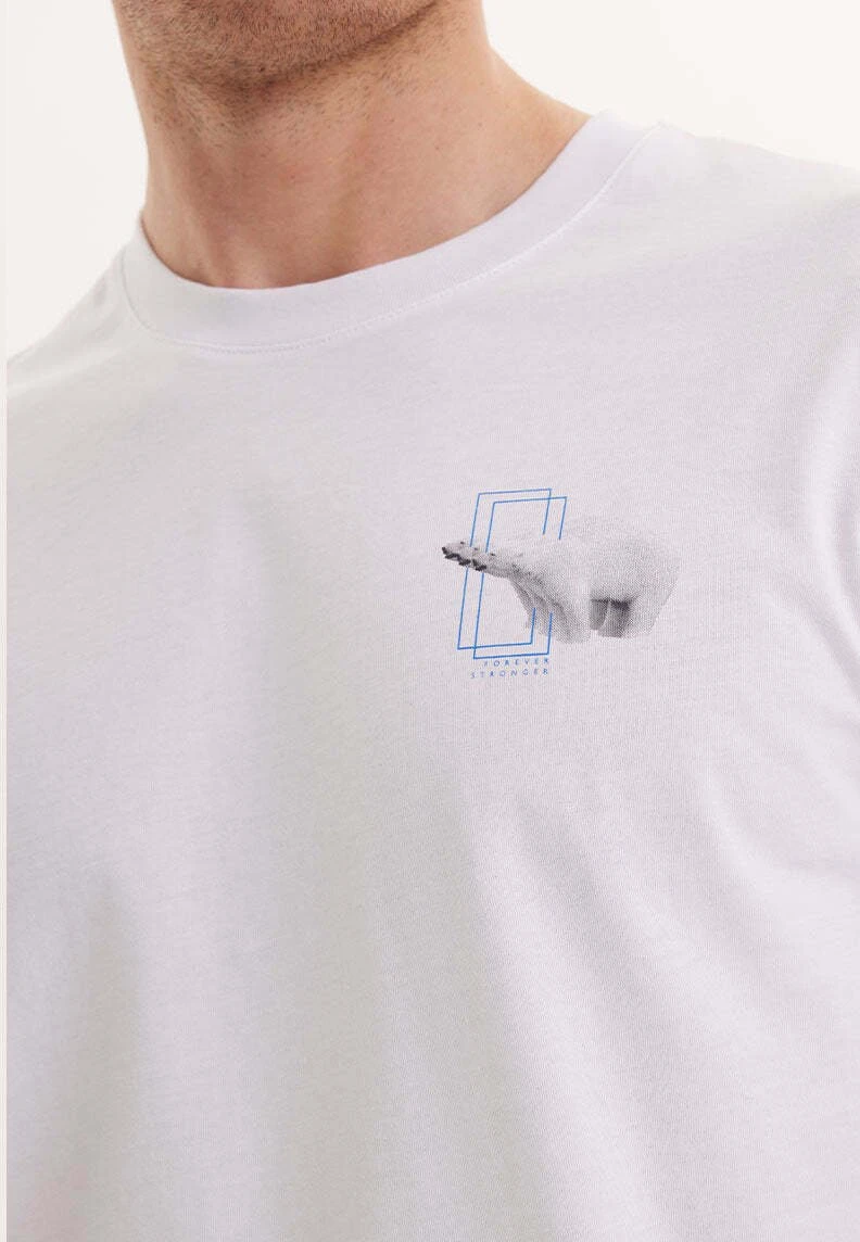 Print Wmforever - T-Shirt Print - White 4 Print Wmforever - T-Shirt Print - White - Afbeelding 4