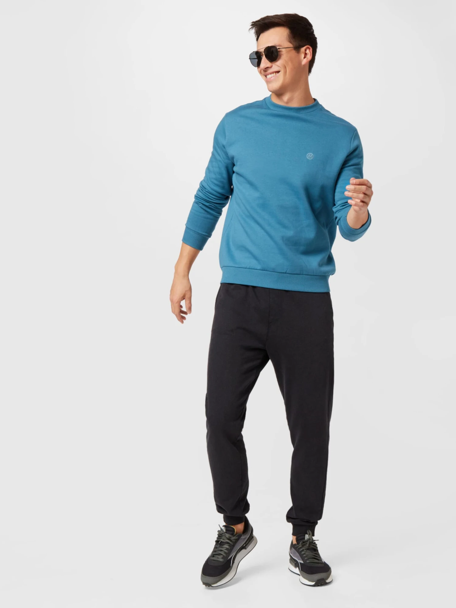 Sweatshirts Sweatshirt Heren Hemelsblauw 5 Sweatshirts Sweatshirt Heren Hemelsblauw - Afbeelding 5