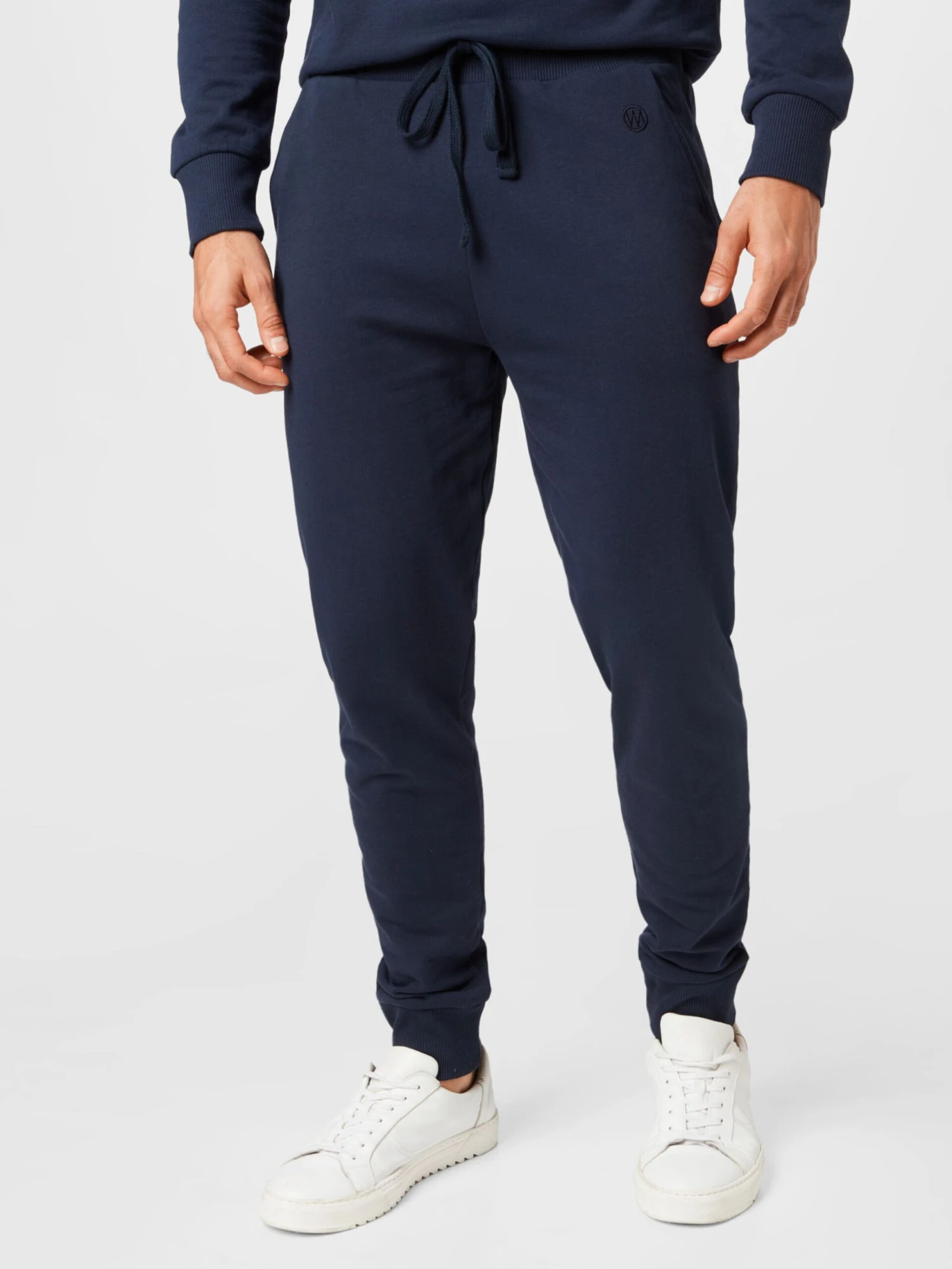 Sweatpants Tapered Broek Heren Navy 3 Sweatpants Tapered Broek Heren Navy - Afbeelding 3