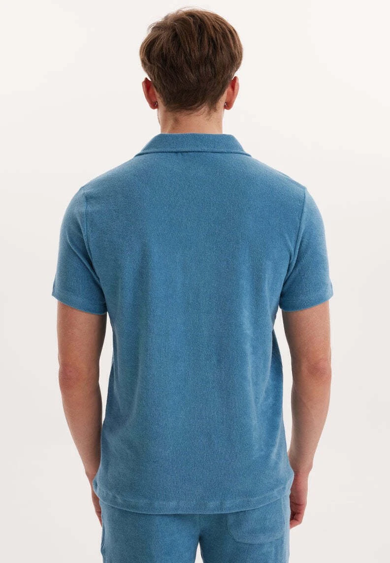 Poloshirt - Aegean Blue 3 Poloshirt - Aegean Blue - Afbeelding 3