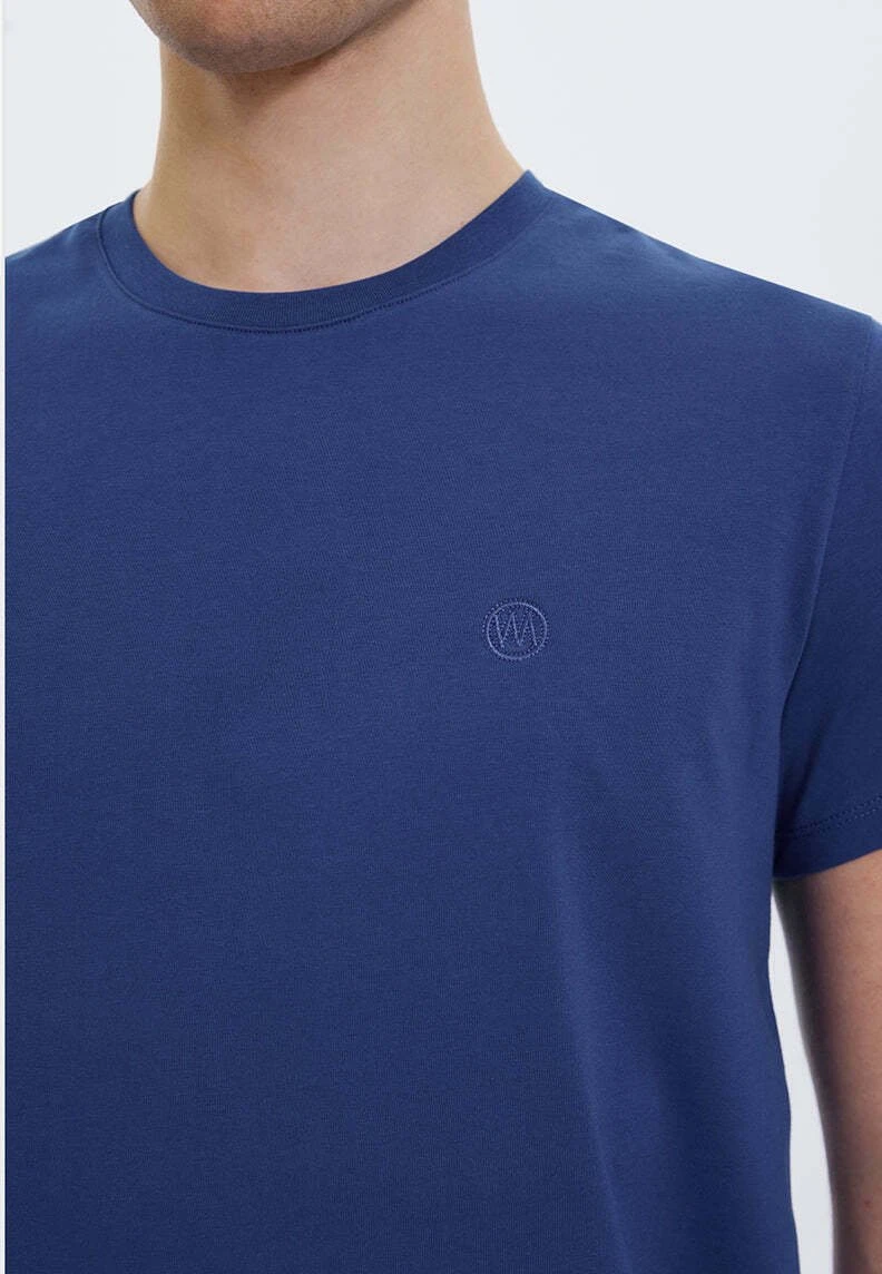 Vital O-Neck - T-Shirt Basic - Blue Quartz 3 Vital O-Neck - T-Shirt Basic - Blue Quartz - Afbeelding 3