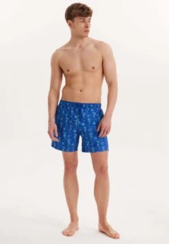 Wmpattern- Zwemshorts - Blue Aop Turquoise Aop