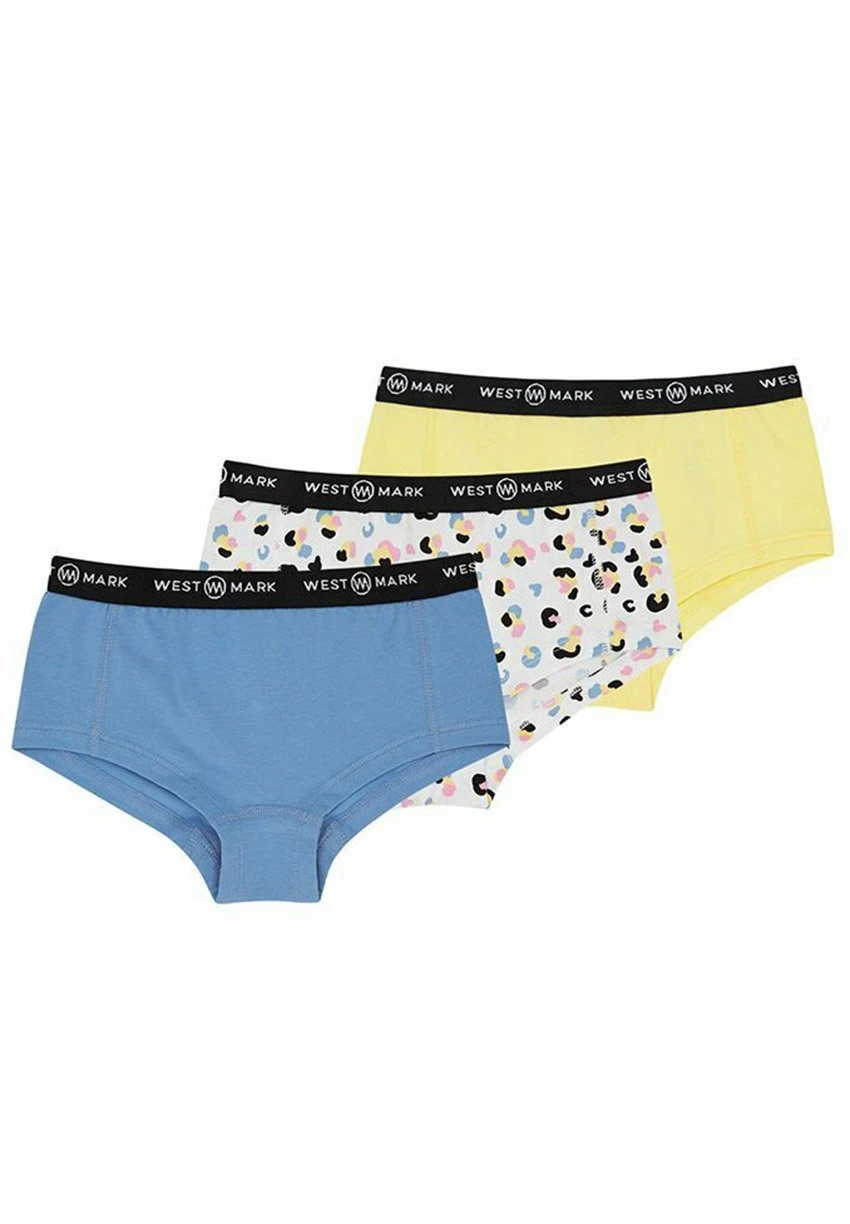 Hipster 3-Pack - Slip - Blue, Yellow, White 1 Hipster 3-Pack - Slip - Blue, Yellow, White