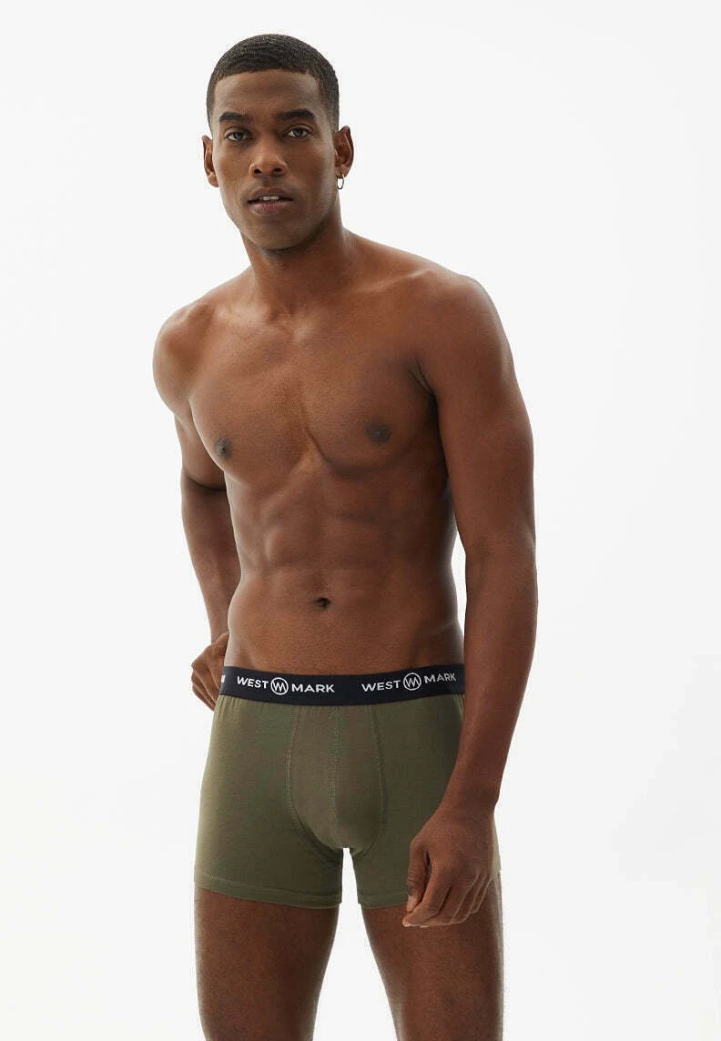 3 Pack - Onderbroeken - WhiteGrey MelangeKhaki 2 3 Pack - Onderbroeken - WhiteGrey MelangeKhaki - Afbeelding 2