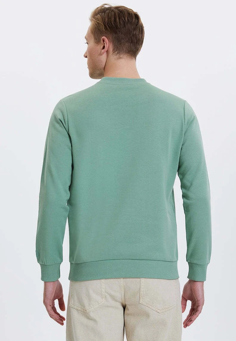 Deer- Sweater - Hedge Green 3 Deer- Sweater - Hedge Green - Afbeelding 3