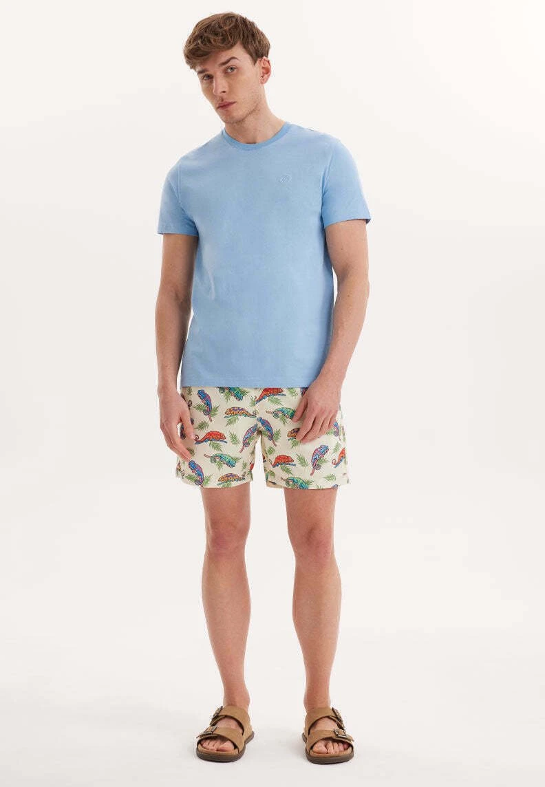 Vital O-Neck - T-Shirt Basic - Blissful Blue 2 Vital O-Neck - T-Shirt Basic - Blissful Blue - Afbeelding 2