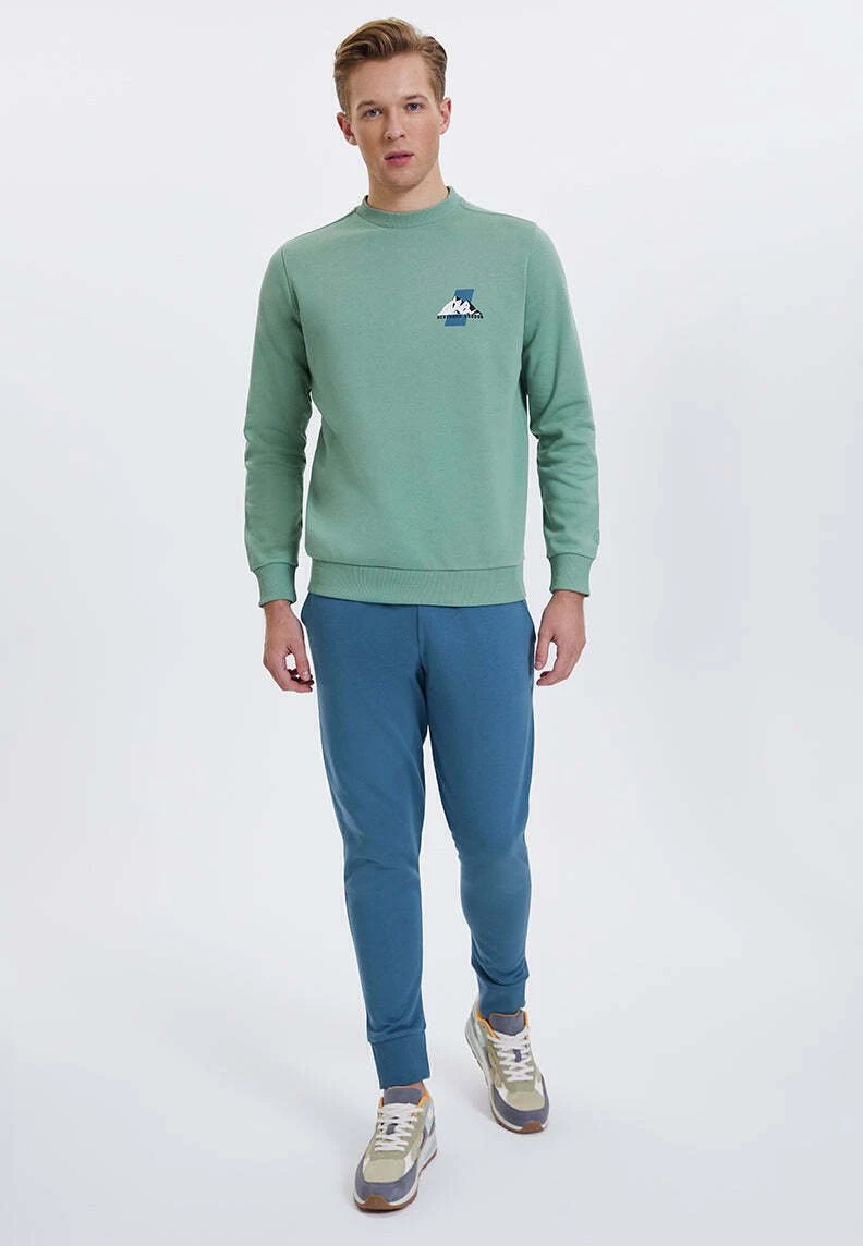 Hill - Sweater - Hedge Green 2 Hill - Sweater - Hedge Green - Afbeelding 2