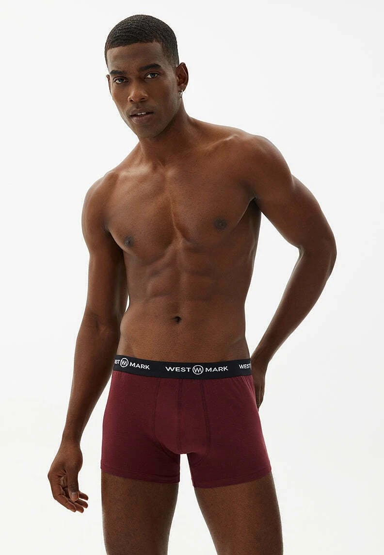 3 Pack - Onderbroeken - Orange Khaki Bordeaux 3 3 Pack - Onderbroeken - Orange Khaki Bordeaux - Afbeelding 3