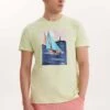 Wmview Sail Tee - T-Shirt Print - Light Green
