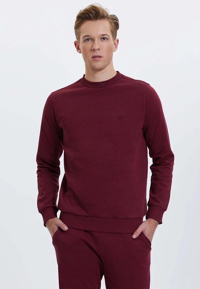 Core O-Neck - Sweater - Cabernet 1 Core O-Neck - Sweater - Cabernet