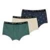 3-Pack - Slip - Navy, Beige, Green