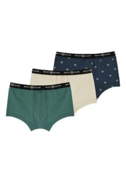 3-Pack - Slip - Navy, Beige, Green