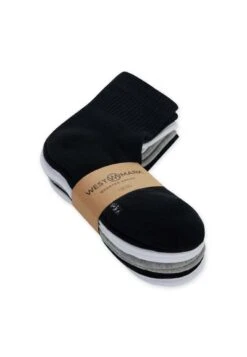 Quarter 5 Pack - Sokken - Black/White/Grey Melange 5 Quarter 5 Pack - Sokken - Black/White/Grey Melange -Westmark London b2cd8a609ede4c888f651dbe33946845