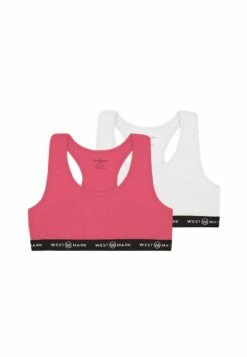 2 Pack - Bustier - White / Pink