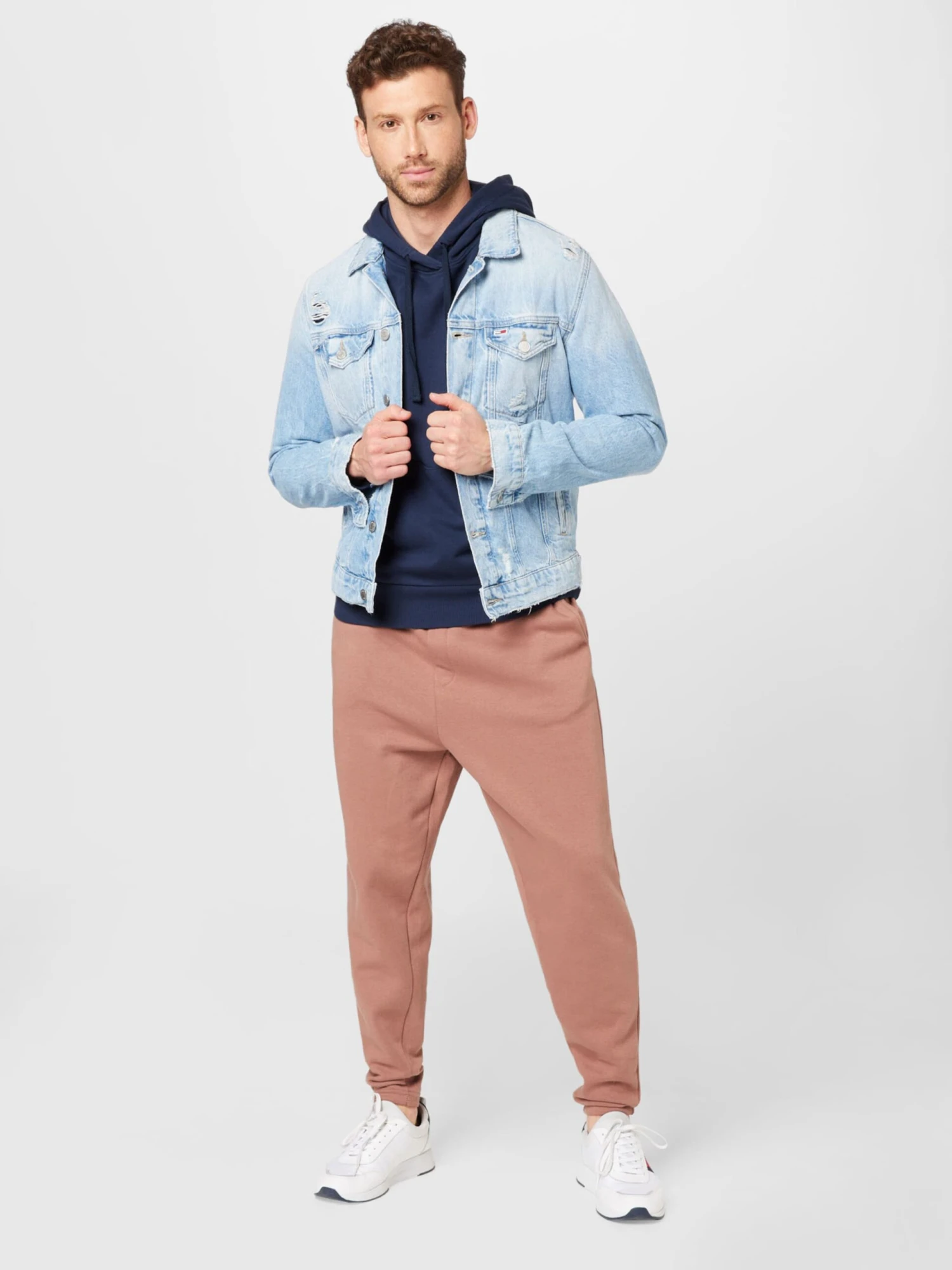 Hoodies Sweatshirt Heren Donkerblauw 5 Hoodies Sweatshirt Heren Donkerblauw - Afbeelding 5