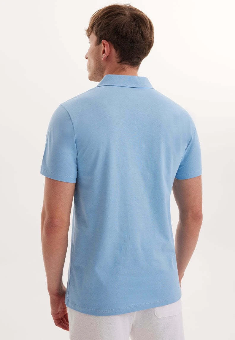 Vital- Poloshirt - Blissful Blue 3 Vital- Poloshirt - Blissful Blue - Afbeelding 3