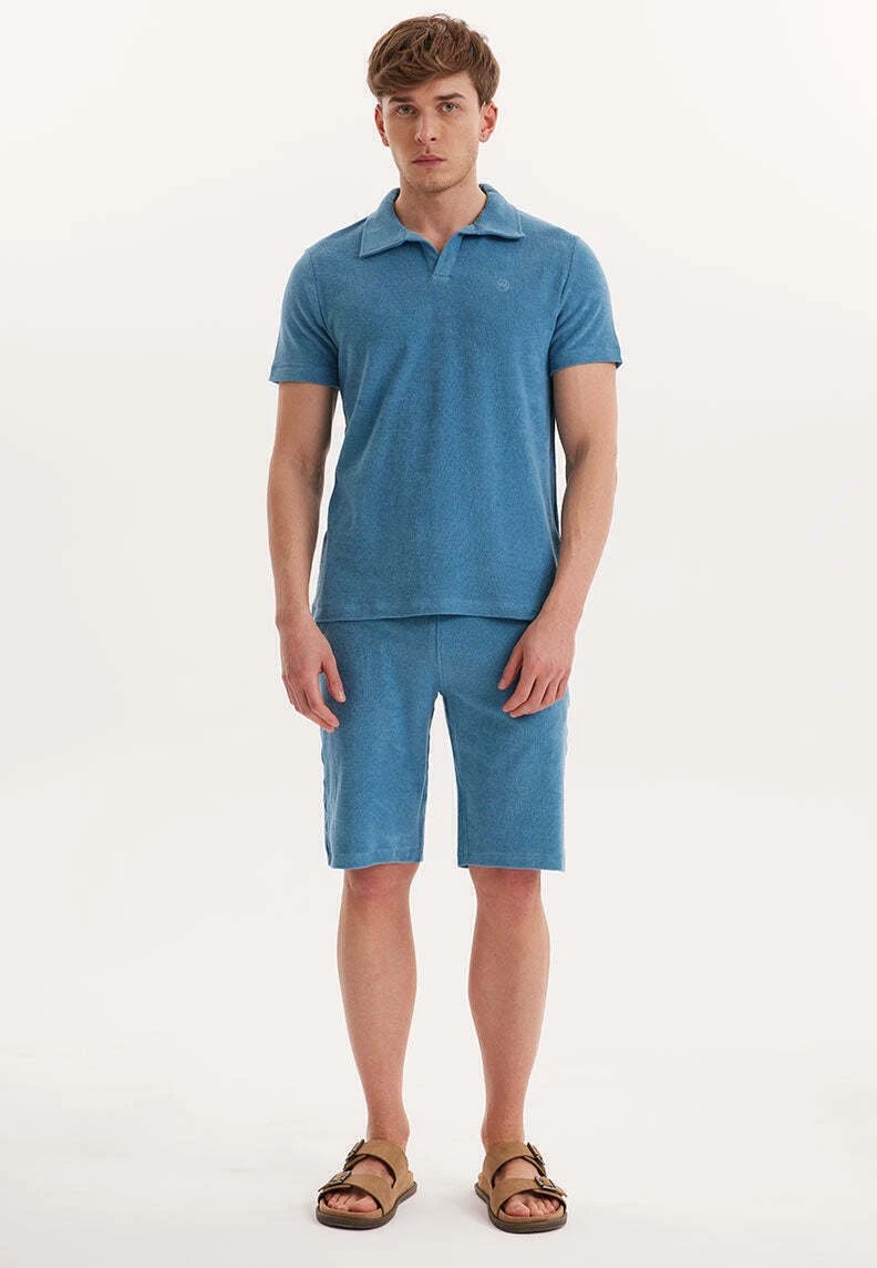 Poloshirt - Aegean Blue 2 Poloshirt - Aegean Blue - Afbeelding 2