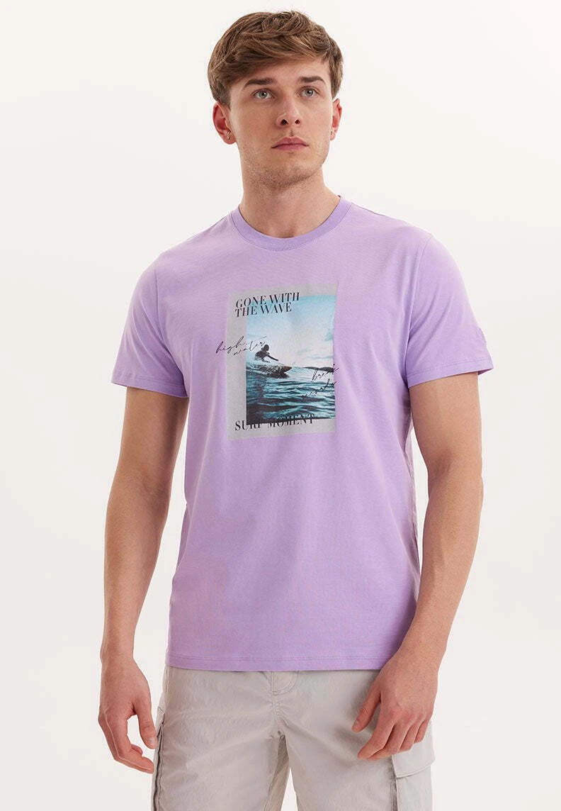 Print Wmcollage Wave - T-Shirt Print - Lilac Breeze 1 Print Wmcollage Wave - T-Shirt Print - Lilac Breeze