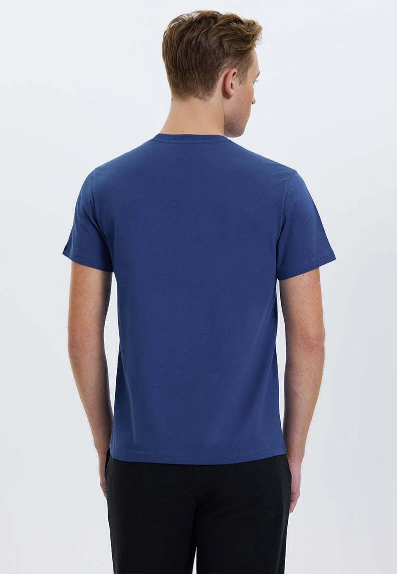 Vital O-Neck - T-Shirt Basic - Blue Quartz 2 Vital O-Neck - T-Shirt Basic - Blue Quartz - Afbeelding 2