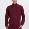 Core Half Zip - Sweater - Cabernet