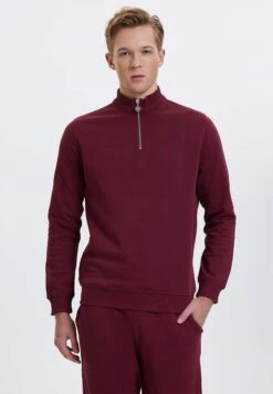 Core Half Zip - Sweater - Cabernet