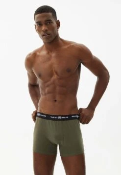 3 Pack - Onderbroeken - Orange Khaki Bordeaux